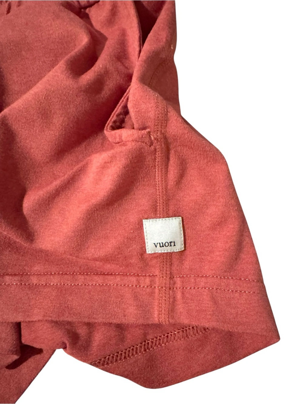 Vuori Women's Drawstring Shorts - Dusty Coral - Picture 4 of 4